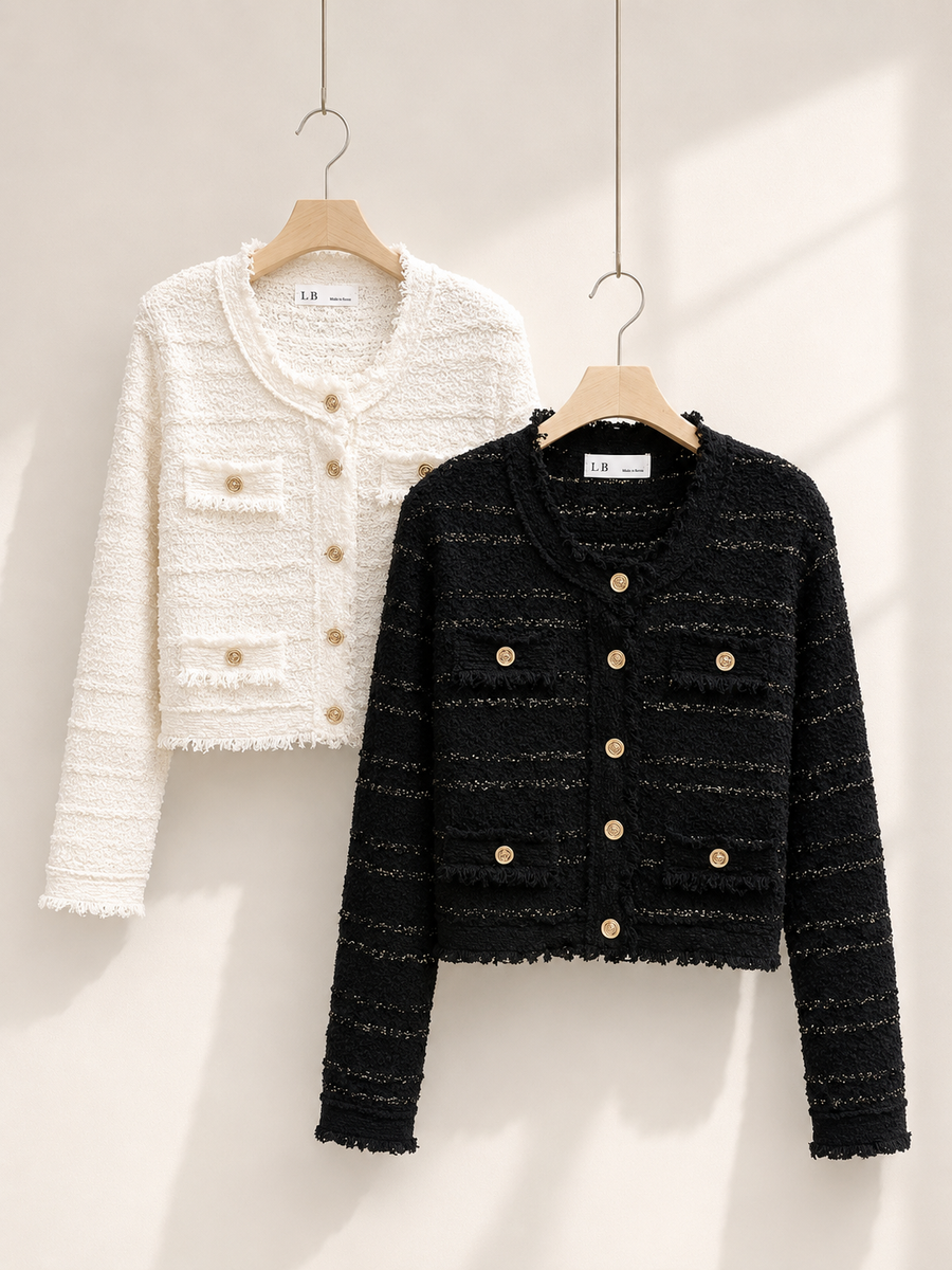 tweed jacket (0084JK028) – Slady Singapore