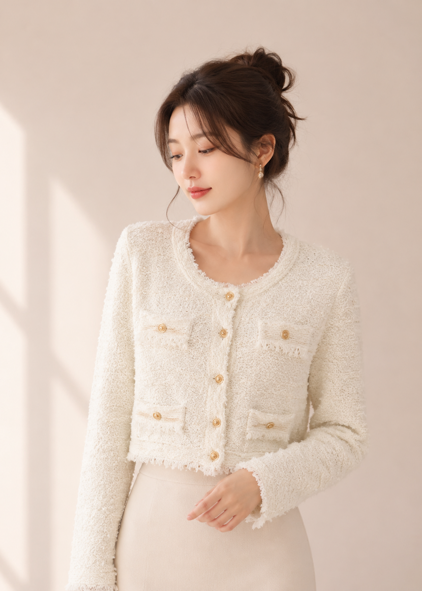 tweed jacket (0084JK028) – Slady Singapore