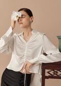 Silk women blouse (SLSTB005)