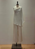 flowing neckline top (3115TB097)
