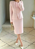 suit with a matching skirt and jacket (2222JK024/2222SK013)