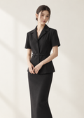 short-sleeved blazer (C544JK041/C544BT004)