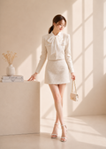 tweed jacket and skirt (0084JK027/0084SK064)