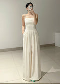 square neckline strappy jumpsuit (Q541JS001)