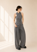 Partysu crossover halter top and pants (5510TB039/5510PT034)