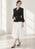 double-breasted tailored jacket & skirt (C544JK040/C544SK023/C544BT001)