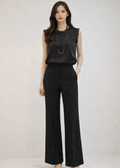 CHIFFON SLEEVELESS TOP (C323TB005)