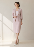 two-piece skirt suit (2222JK031/2222SK017)