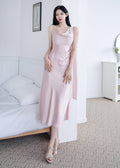 DAZY solid color sleeveless long Dress(0411DR333)