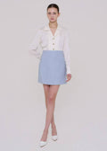 Ivory CHIFFON Blouse (P169TB034)