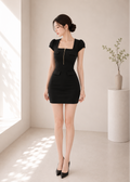front zipper dress (0408DR037)