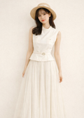 TOPS AND SKIRT (SLMTB002/SLMSK001)