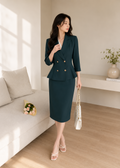 Skirt suit (C2C3JK033/C2C3SK013)