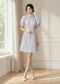 striped shirt dress (0116DR016)