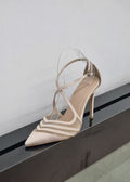 cross-strap see-through stiletto shoes (4403SH020)