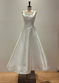 A-line V-neckline Long Dress (3115DR138)