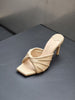 snake-effect leather mules HEELS (4403SH026)