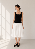 Tops & balloon midi skirt (5510TB041/5510SK025)