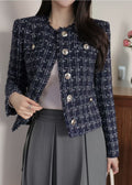 LONG SLEEVE TWEED JACKET ( C323JK029)