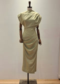draped maxi dress (3115DR146)