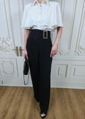 short-sleeved blouse and pants (Q464TB091/Q464PT040)