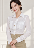 long-sleeve blouse (0135TB061)