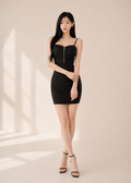 spaghetti strap mini dress (0403DR142/143)