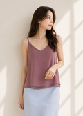 V-neck camisole tank tops (2222TB011)
