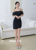 Off-Shoulder Mini dress (0405DR132)