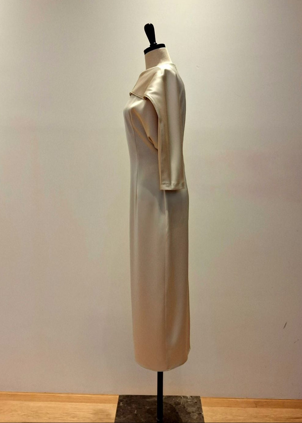 cape overlay midi dress Cape Overlay Midi Dress (3115DR126) – Slady Singapore
