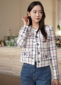 Tweed Long sleeve jacket (C323JK022)