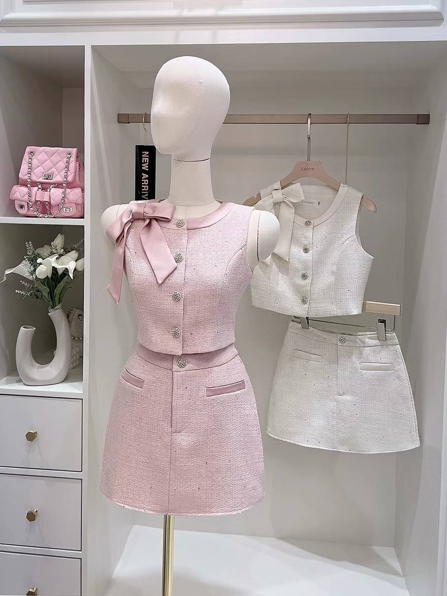 OT19SE002 (Top and Skirt Set)