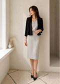 Cape Slit Sleeve Jacket (2222JK037)