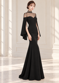 mermaid gown , evening dress (0411GO014)