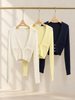 cable-knit cropped cardigan  & skirt (0084JK031/084TB100/0084SK072)