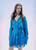 SILKINC Meditation Silk Shirt Dress (SLSDR004)