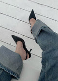 Pointed-toe slingback heels (C315SH003)