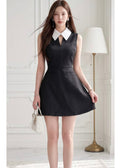 sleeveless mini dress (0423DR077)