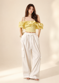 Off-the-shoulder crop top (2219TB049)