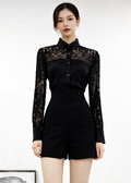 Lace Blouse & Shorts (0117TB019/0117ST014)