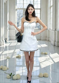 Sleeveless mini dress (0423DR070)