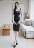 Square Neck Bodycon Dress (0610DR026)