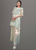 Sequins Blouse and skirt (Q464TB103/Q464SK034)