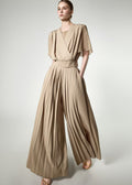 Chiffon top and pants skirt (Q464TB102/Q464PT043)