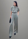 CHIFFON TOP AND PANT (Q464TB109/Q464PT046)