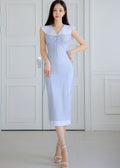 Ribbed Top and Skirt (0113TB090/0113SK058)