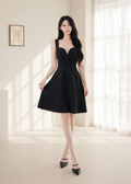 sweetheart neckline dress (0411DR337)