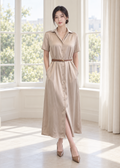 shirt MIDI dress (C544DR007)
