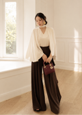 cape-style blouse & PANTS (Q464TB134/Q464PT053)