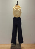 high cowl neck sleeveless top and pants (3115TB099/3115PT041)
